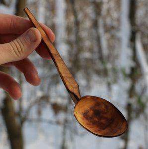 BETULA, carved spoon - wood