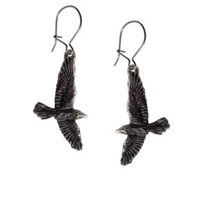 Black Raven, earrings