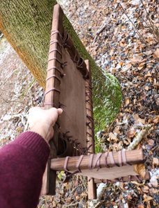 Sac à dos - bois et cuir - Bushcraft