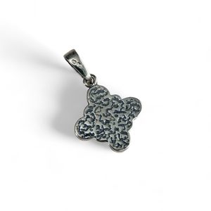 PRAGA, medieval pendant with garnets, silver 925/1000