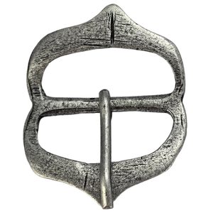 MEDIEVAL BUCKLE, castle of Sion near Kutná Hora, Bohemia, 15th century, zinc
