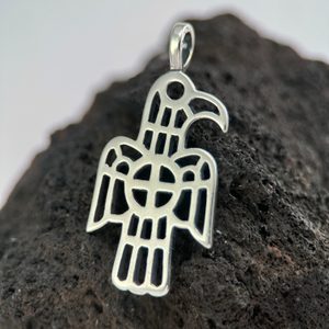 Gotischer Adler, Amulett, 5. Jahrhundert, Italien Silber 925