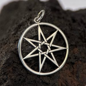 ELVENSTAR, silver pendant