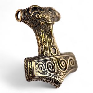 RAVEN THOR HAMER Scania, bronze, pendant