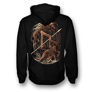 URUZ - Sweat à capuche, fermeture éclair