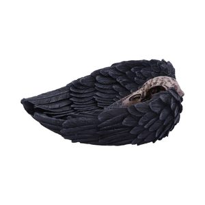 Edgar Allen Poe's Nevermore Raven Skull Trinket Holder Jewellery Dish