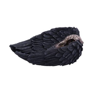 EDGAR ALLEN POE'S NEVERMORE RAVEN SKULL TRINKET HOLDER JEWELLERY DISH - FIGUREN, LAMPEN{% if kategorie.adresa_nazvy[0] != zbozi.kategorie.nazev %} - FIGUREN, DEKORATIONEN{% endif %}