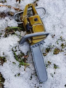 CHAIN SAW Belt Buckle custom made belts Bag accessories Leather Products Wulflund
