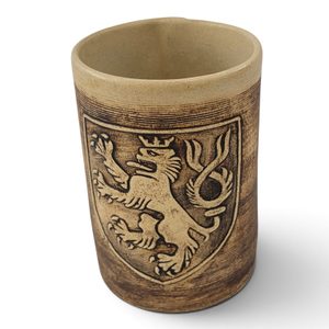 Ceramic mug, Bohemian Lion