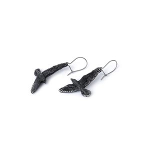 Black Raven, earrings