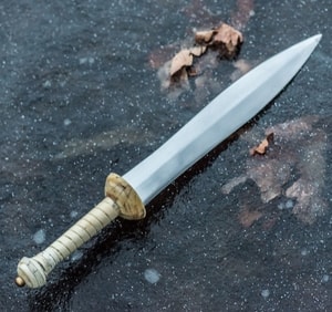 GLADIATOR DAGGER, BLUNT REPLICA - ANCIENT SWORDS - CELTIC, ROMAN{% if kategorie.adresa_nazvy[0] != zbozi.kategorie.nazev %} - WEAPONS - SWORDS, AXES, KNIVES{% endif %}