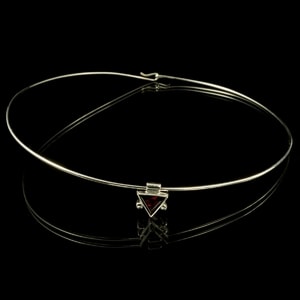 DARIA, collier, grenat, argent