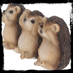 THREE WISE HEDGEHOGS - FIGURINES, LAMPES{% if kategorie.adresa_nazvy[0] != zbozi.kategorie.nazev %} - DÉCORATIONS D'INTÉRIEUR{% endif %}