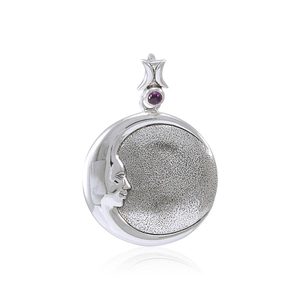MOTHER MOON, silver pendant