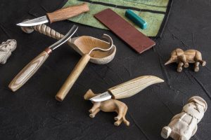 S43 - Spoon and Kuksa Carving Professional Set with Knives and Strop