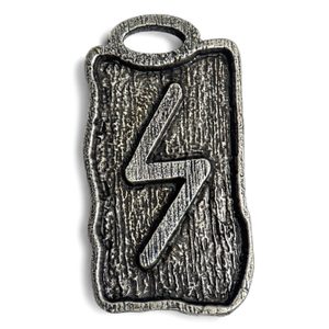 SOWULO - rune pendant, zinc