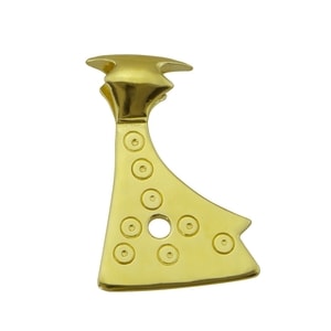 AXE OF PERUN, Slavic pendant, 14K gold