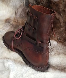 EARLY MEDIEVAL ANKLE SHOES, CUSTOM MADE - VIKING, SLAVIC BOOTS{% if kategorie.adresa_nazvy[0] != zbozi.kategorie.nazev %} - SHOES, COSTUMES{% endif %}