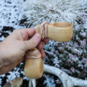 FINNISH KUKSA ATOM, MINI / SET OF 2 - DISHES, SPOONS, COOPERAGE{% if kategorie.adresa_nazvy[0] != zbozi.kategorie.nazev %} - WOOD{% endif %}