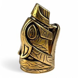 Knife Handle End Wolin, bronze