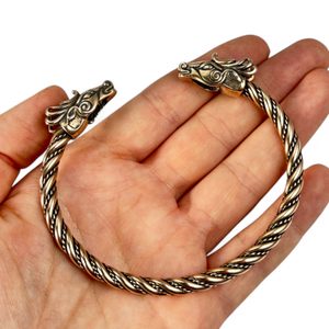 FIANNA, keltischer Hirsch, Bronze-Armband