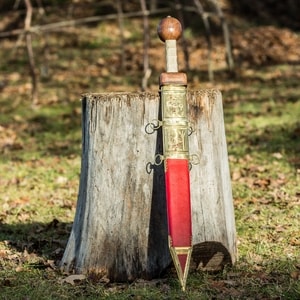 POMPEII GLADIUS SWORD WITH SCABBARD, COLLECTIBLE REPLICA - ÉPÉES ANTIQUES{% if kategorie.adresa_nazvy[0] != zbozi.kategorie.nazev %} - ARMURERIE: LES ARMES{% endif %}