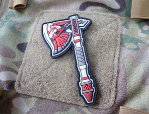 AXE OF DWARF Patch, fullcolor / JTG 3D Rubber Patch