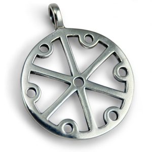 GROMOVITI ZNACI, Thundermarks of Perun, Slavic Amulet, Ag 925