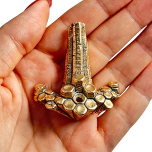 DIMMUBORGIR - THOR HAMMER, Basalt columns, bronze pendant