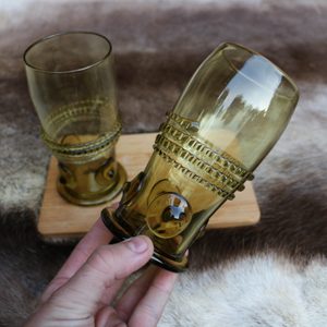 ARCADA, HISTORICAL GREEN GLASS - SET OF 2 - REPLIKEN HISTORISCHER GLAS{% if kategorie.adresa_nazvy[0] != zbozi.kategorie.nazev %} - KERAMIK{% endif %}