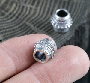 VIKING BEARD BEAD FROM STERLING SILVER - FILIGREE AND GRANULATED REPLICA JEWELS{% if kategorie.adresa_nazvy[0] != zbozi.kategorie.nazev %} - SILVER JEWELLERY{% endif %}