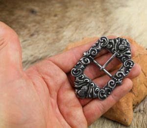 ALBA Scottish Belt Buckle with Thistle zinc
