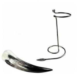 SET OF HORN AND IRON HANDLER