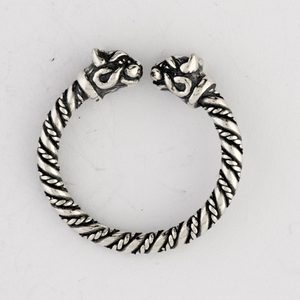 Chat Celtique, bague en argent