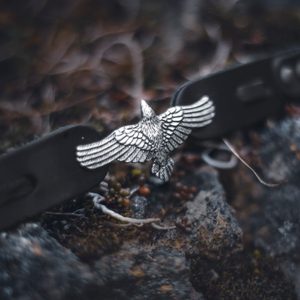 CORVUS, crow, leather bracelet