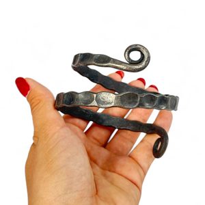 Forged Arm Ring, Celtic ornament