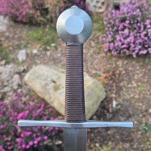 SION, one-handed sword, 14th–15th century, Full Tang, brown