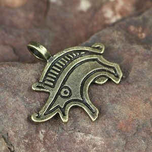 GERMANIC BOAR, PENDANT, ZINC, ANTIQUE BRASS - ALL PENDANTS, OUR PRODUCTION{% if kategorie.adresa_nazvy[0] != zbozi.kategorie.nazev %} - JEWELLERY - BRONZE, ZINC{% endif %}