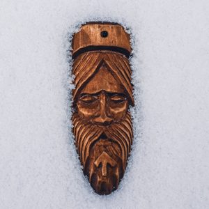 THOR Viking God, hand carved Pendant
