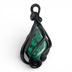 Pendentif en MALACHITE