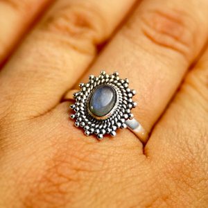 OLYMP, ring, labradorite, silver 925/1000