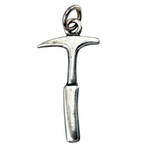 Geological Hammer, silver Pendant