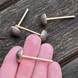 Celtic nail, exact copy, oppidum Stradonice, Bohemia