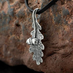OAK LEAF, sterling silver charm