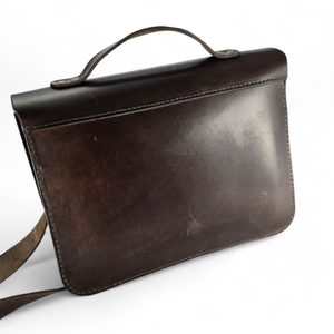 Leather Rock & Fossil Collector Bag for Paleontology