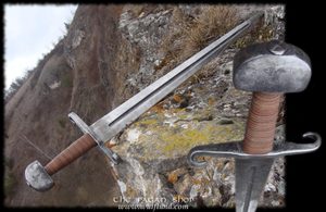 SLAVIC SWORD from Mikulcice, hand forged replica