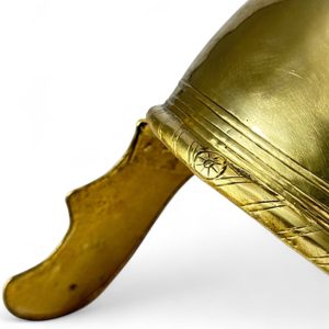 Celtic helmet Montefortino, brass, replica