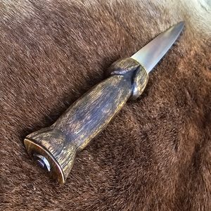 BOLLOCK or phallic dagger, replica from XV.century, Hussite wars, Bohemia