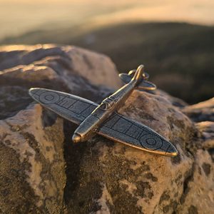Supermarine SPITFIRE, pendentif avion, zinc