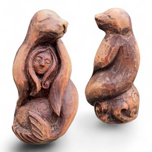 Selkie, statue sculptée